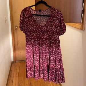 Rust Flowered Wild Fable Dress